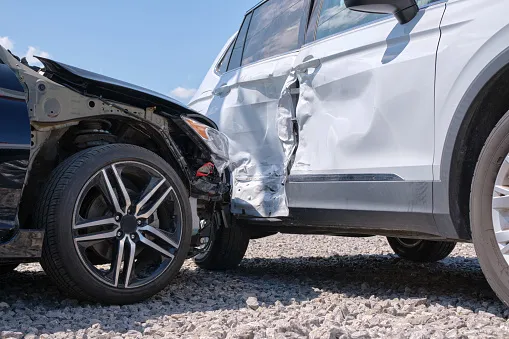 A car accident. 