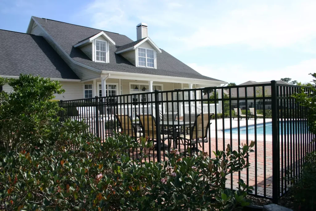 A fenced in swimming pool to prevent premises liability claims.